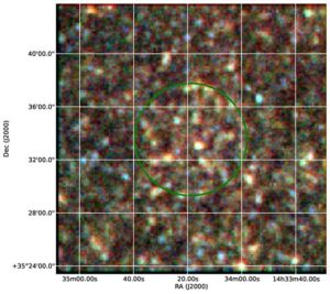 Clusters van sterrenstelsels op 10 miljard lichtjaar afstand van de Aarde