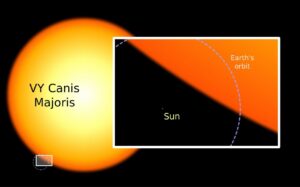 VY Canis Majoris versus onze Zon