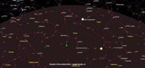 Kaart sterrenbeeld Walvis - Cetus