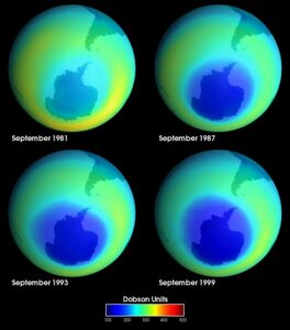 Het ozongat boven de zuidpool