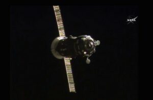 Progress-60 nadert het ISS