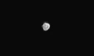 Nix, één van de maantjes van Pluto