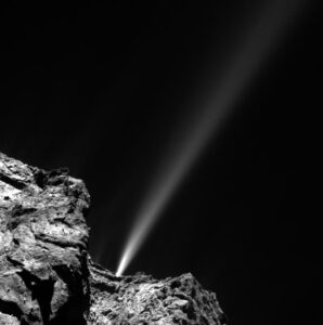 Uitbarsting op komeet 67P