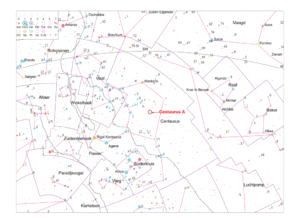 Kaart Centaurus A
