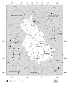 Cepheus - IAU-kaart