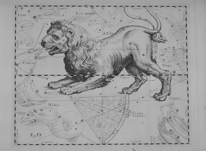 Leo uit de Uranographia
