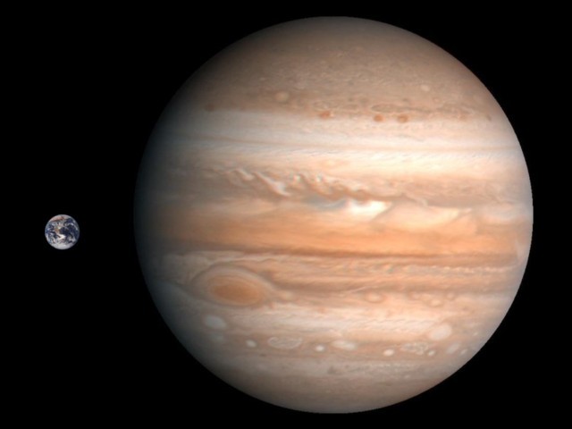 Jupiter & de Aarde