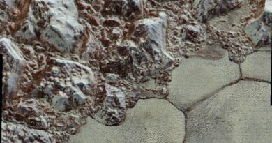 Structuren op Pluto