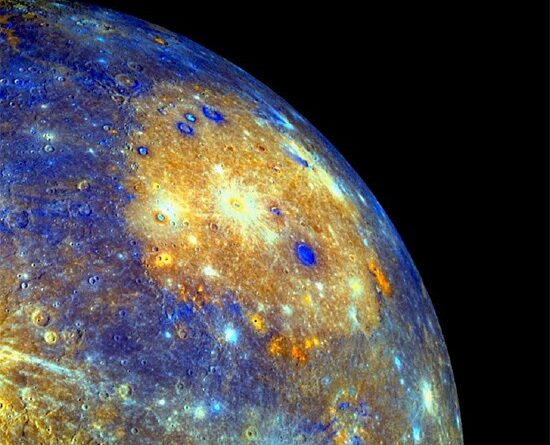 Het Caloris Bekken op Mercurius