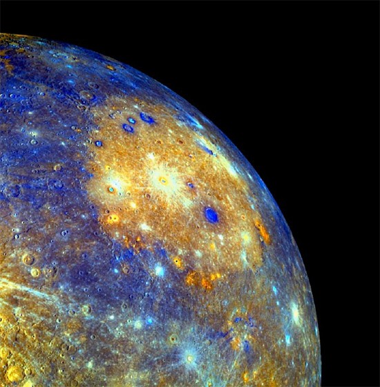 Het Caloris Bekken op Mercurius