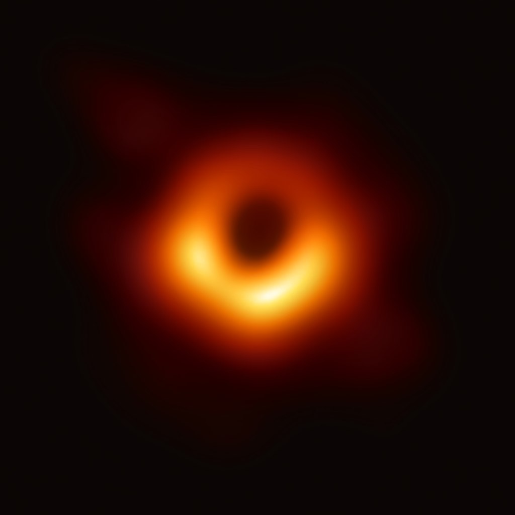 Opname zwar gat in M87 door de Event Horizon Telescope