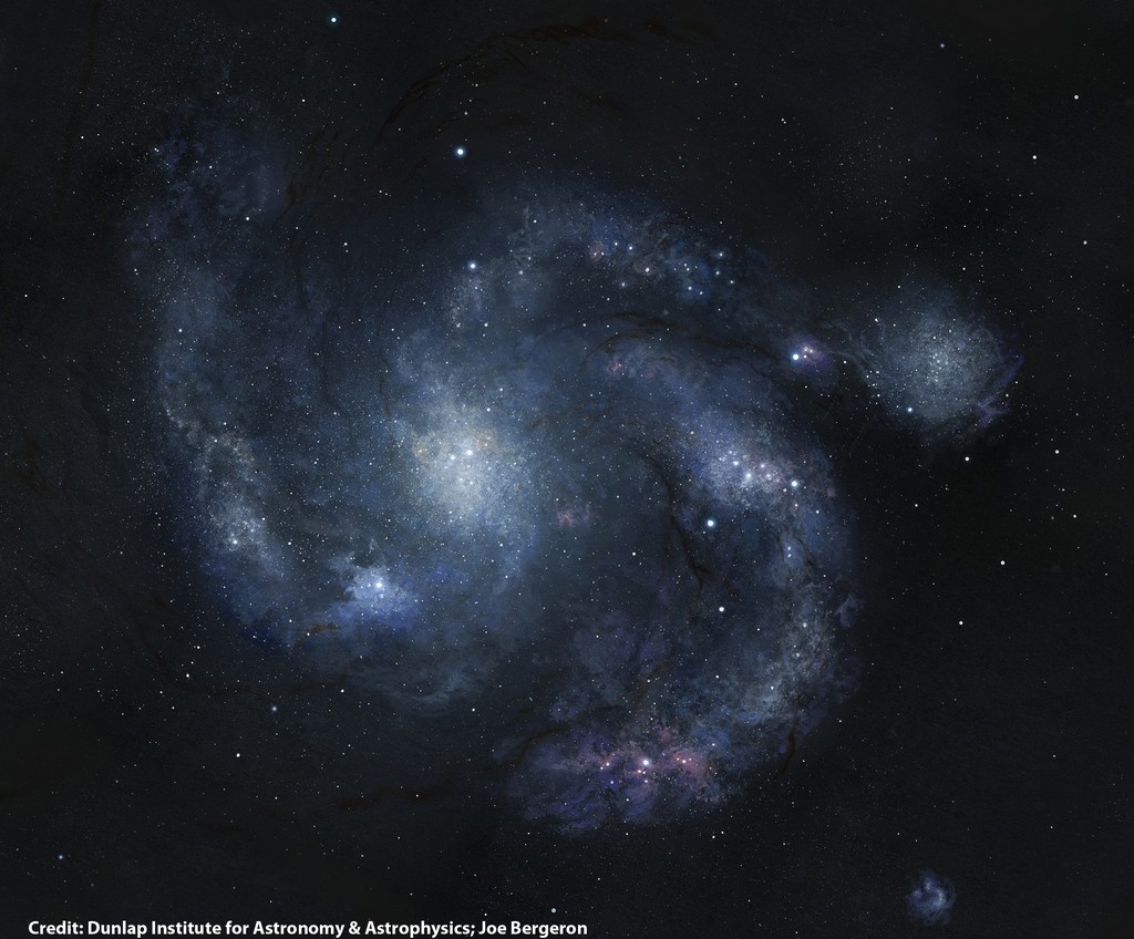 BX442, het oudste spiraalstelsel dat we kennen