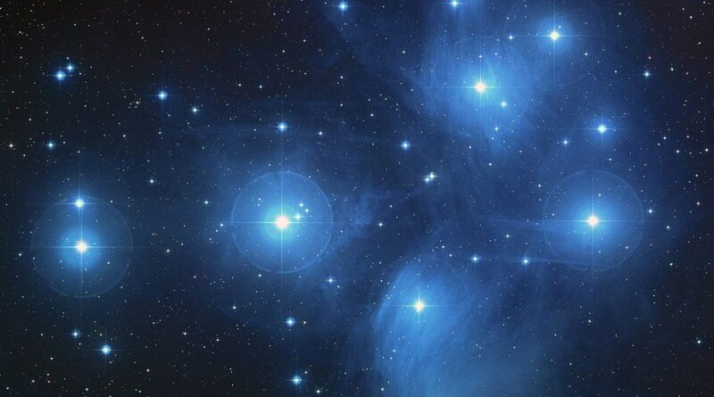 De Pleaiden - Messier 45 in Taurus