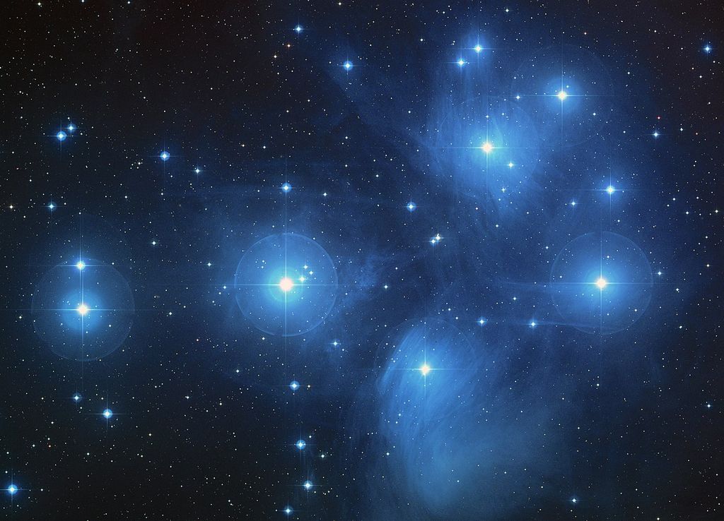 De Pleaiden - Messier 45 in Taurus