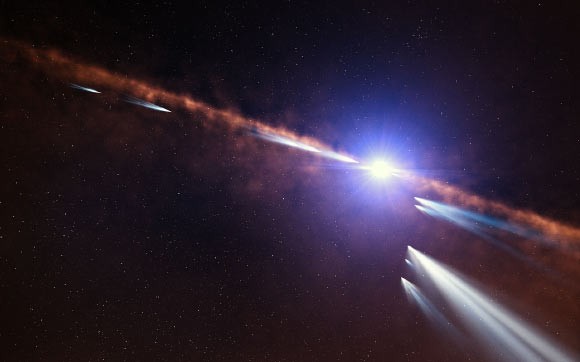 exo-kometen bij Beta Pictoris