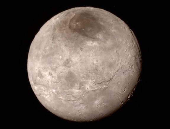 Charon, de grootste maan van Pluto