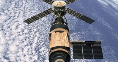 Het Amerikaanse ruimtestation Skylab