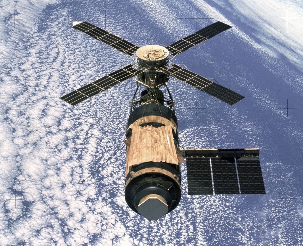 Het Amerikaanse ruimtestation Skylab