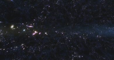 Verspreiding donkere materie in het heelal