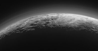 Pluto gefotografeerd door de New Horizons