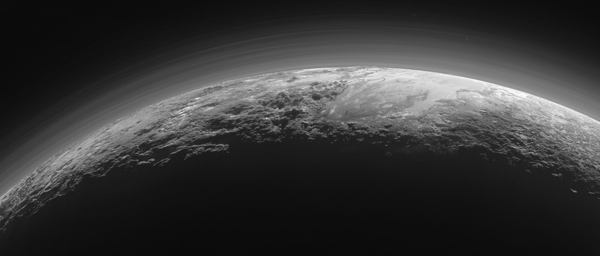 Pluto gefotografeerd door de New Horizons