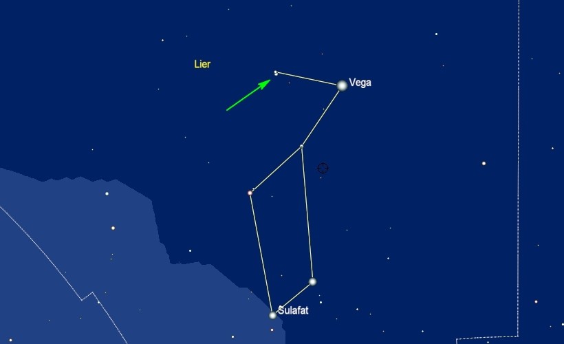 sterrenkaart Epsilon Lyrae