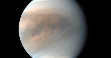 Venus gezien door de Akatsuki ruimtesonde