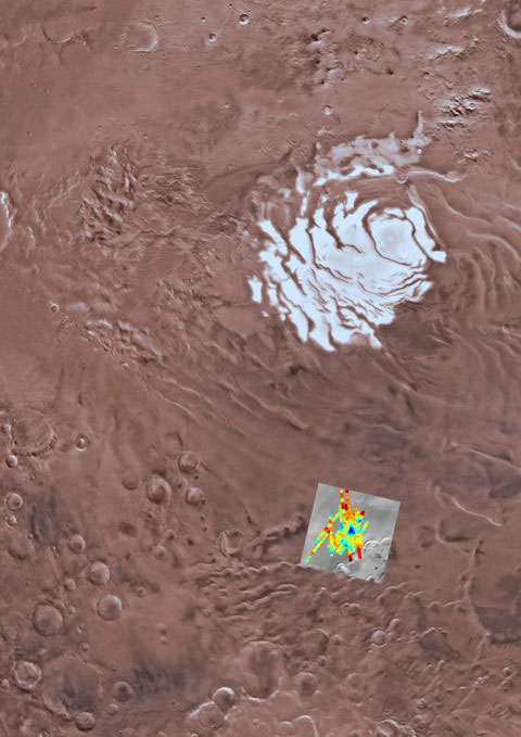 Ondergronds meer met water ontdekt op Mars