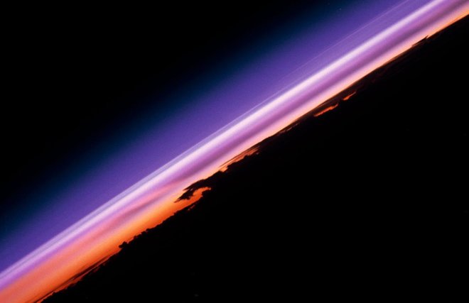 Onze atmosfeer gezien vanuit het International Space Station