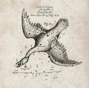 De nova van 1670 opgetekend door Johannes Hevelius