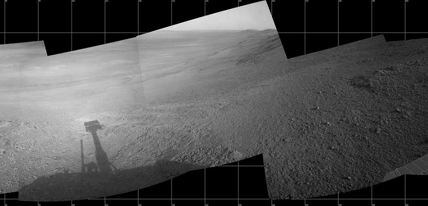 panorama gemaakt door de Opportunity rover van de NASA