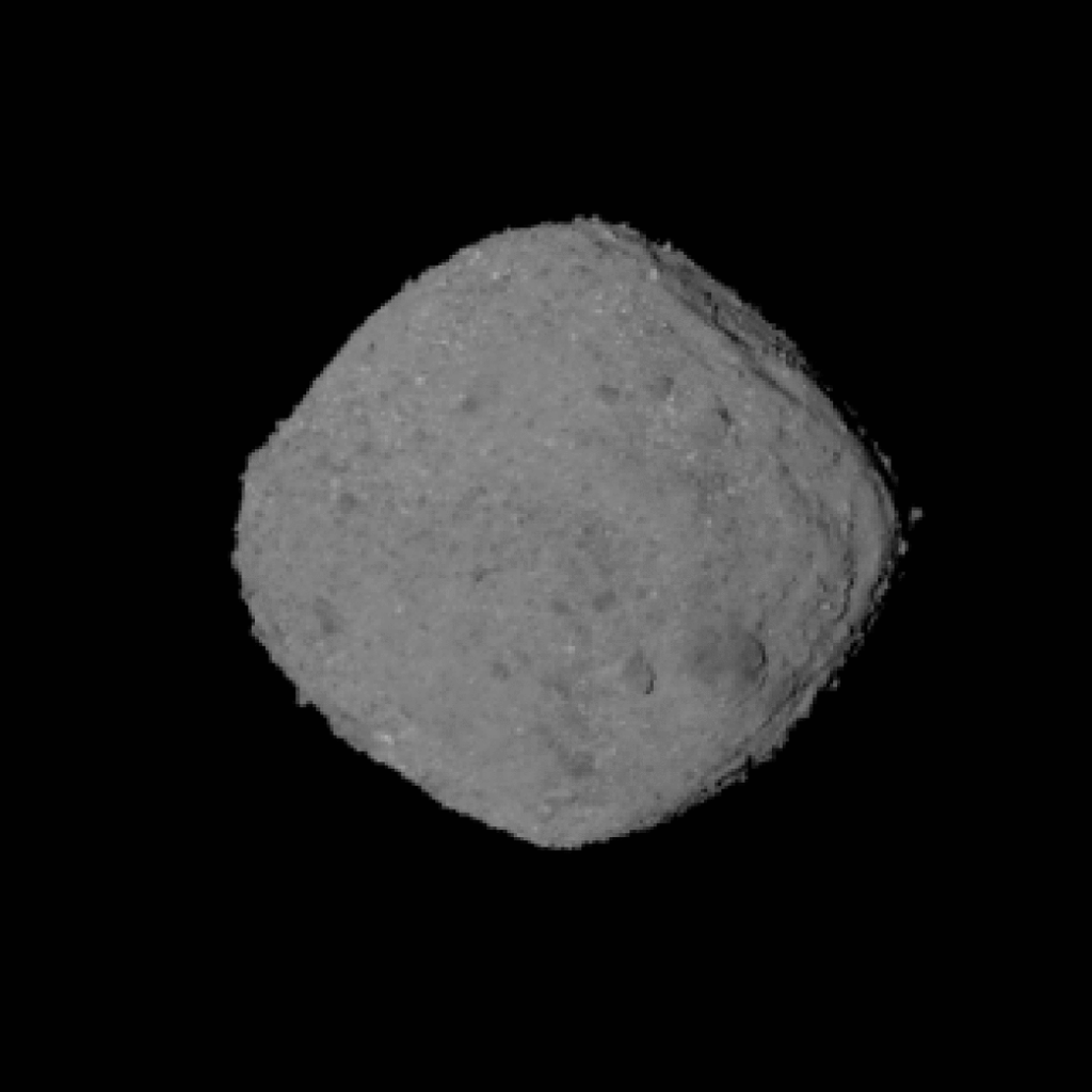De rotatie van asteroïde Bennu