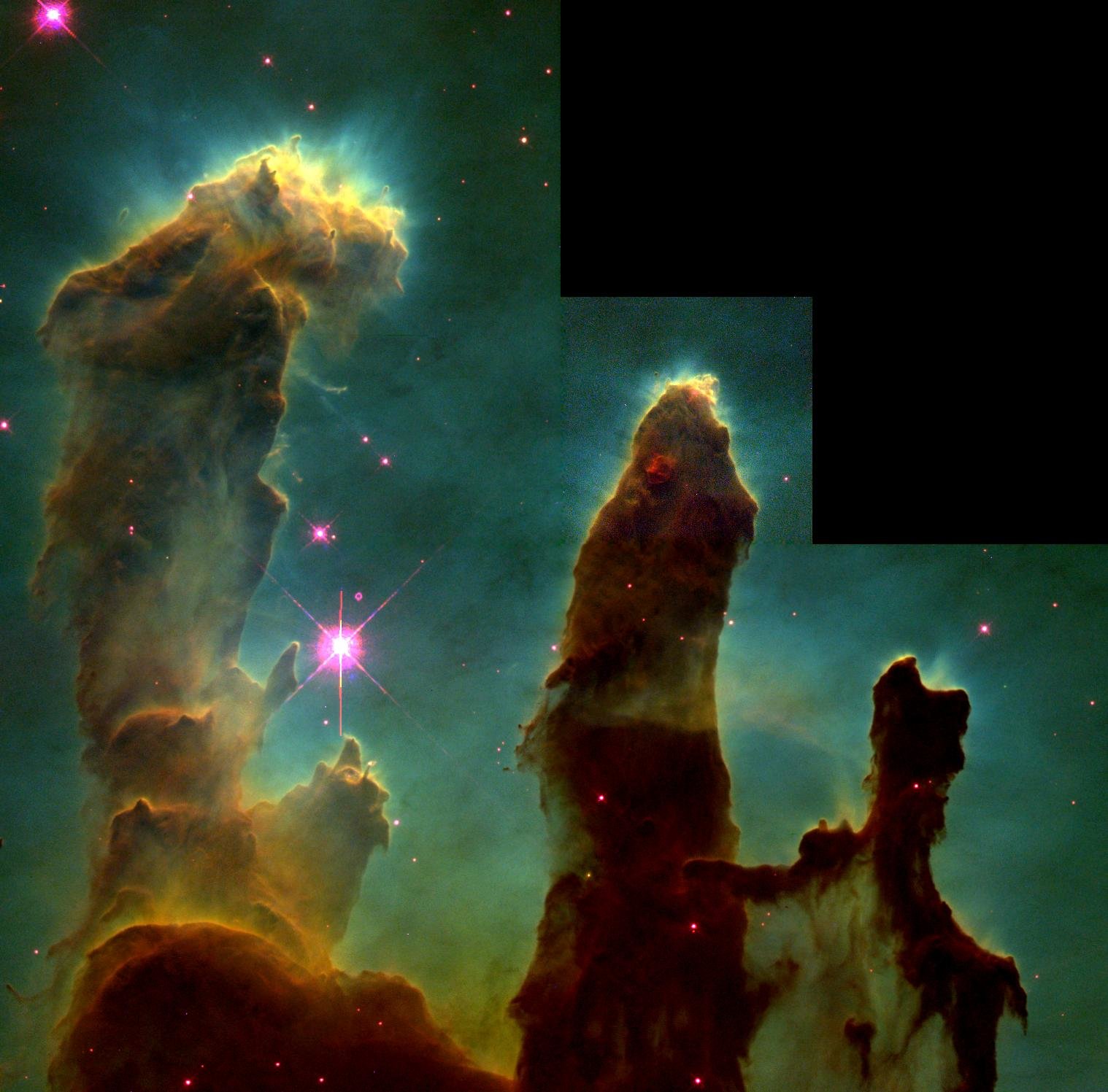 Pillars of Creation - Hubble Space Telescope