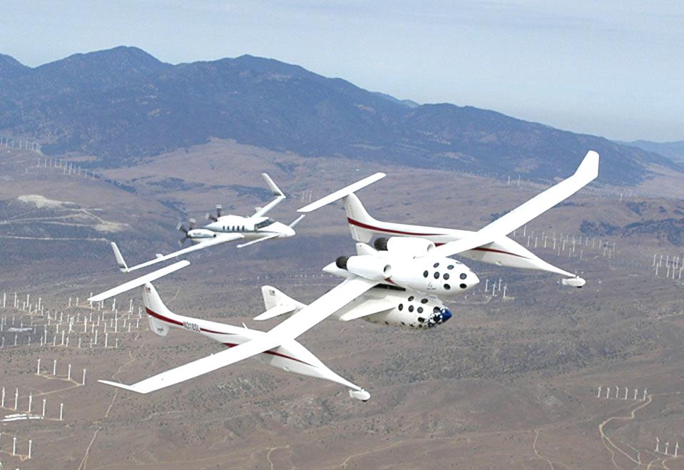 SpaceShipOne en WhiteKnighOne