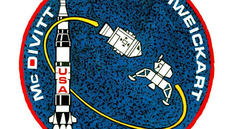 Missie patch van de Apollo 9 vlucht.
