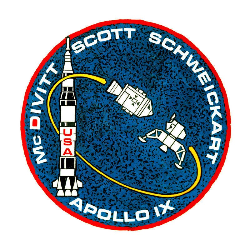 Missie patch van de Apollo 9 vlucht.