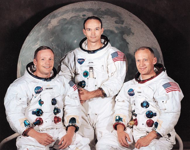 De bemanning van Apollo 11