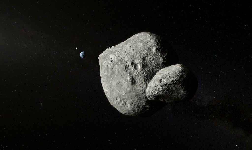 SPHERE ziet asteroïde 1999 KW4 voorbij de Aarde scheren