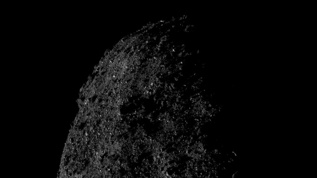 Asteroide Bennu gezien door de OSIRIS-REx