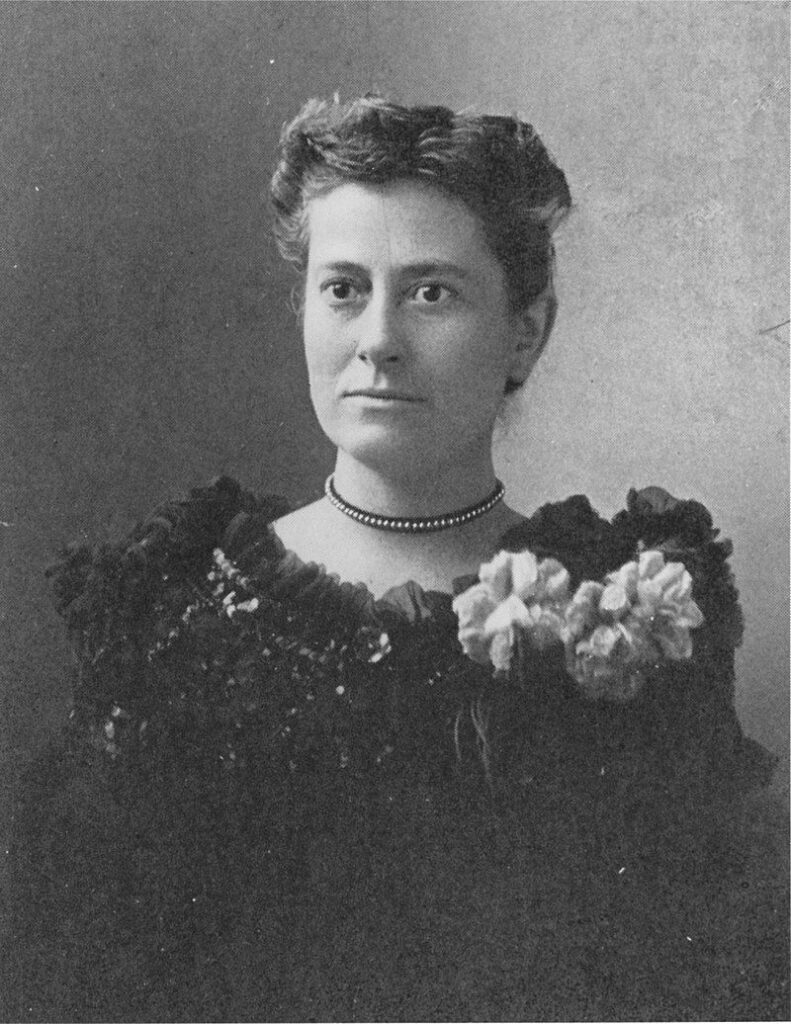 Williamina Fleming omstreeks 1890.