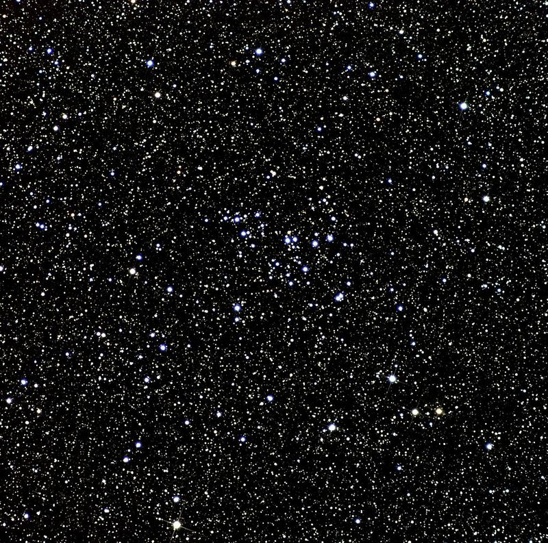 NGC 7243 in Lacerta