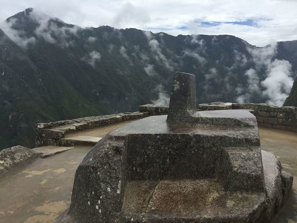 De Intihuata steen bij Machu Picchu