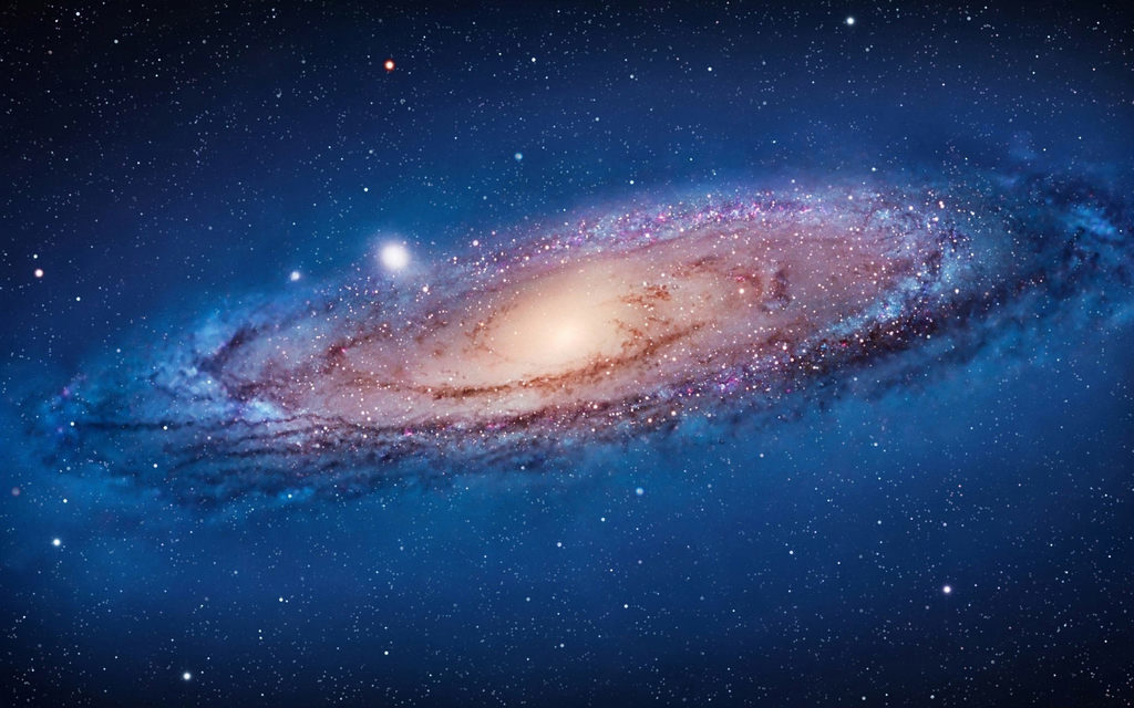 het Andromeda sterrenstelsel