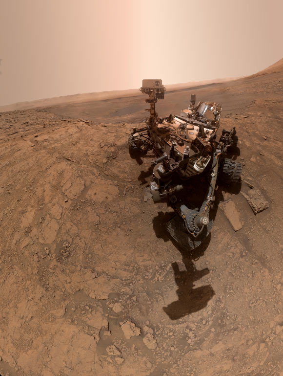 Curiosity maakt selfie op Mars