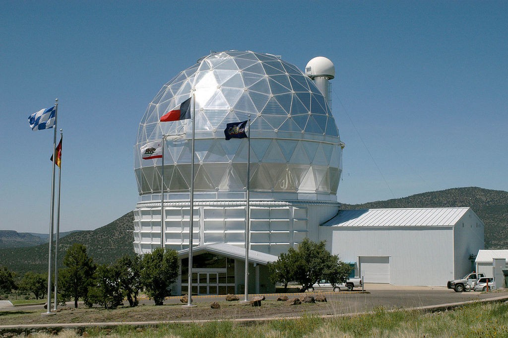 Koepel van de Hobby Eberly telescoop