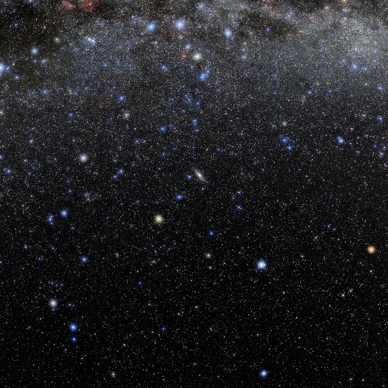 Foto van het sterrenbeeld Andromeda