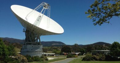 De Canberra radioantenne van het deep space network van de NASA
