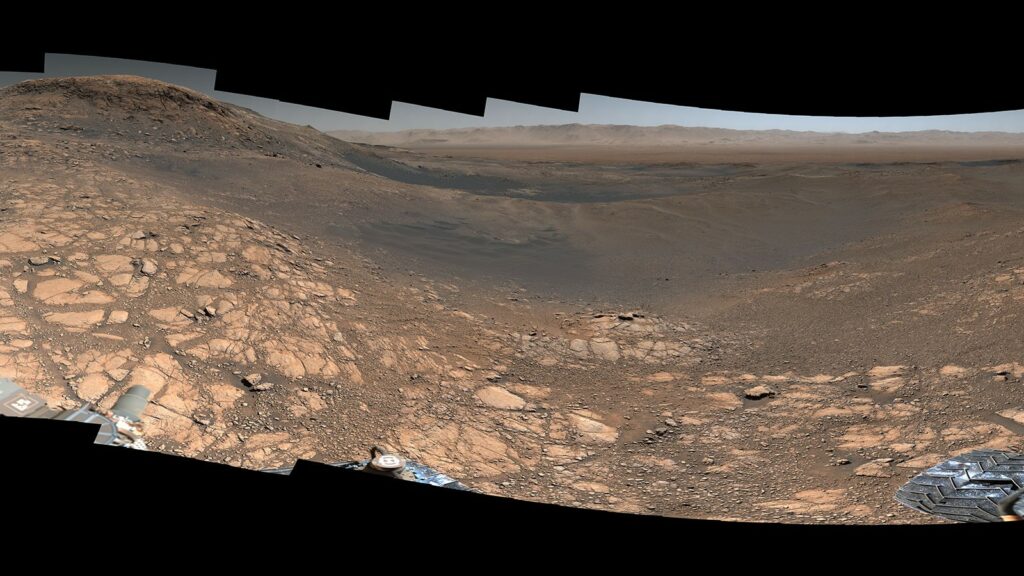 Curiosity maakt enorme panoramafoto van Mars