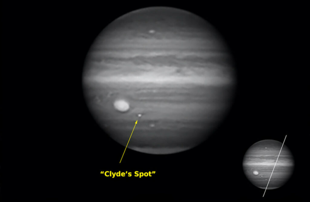 Clyde's Spot op Jupiter