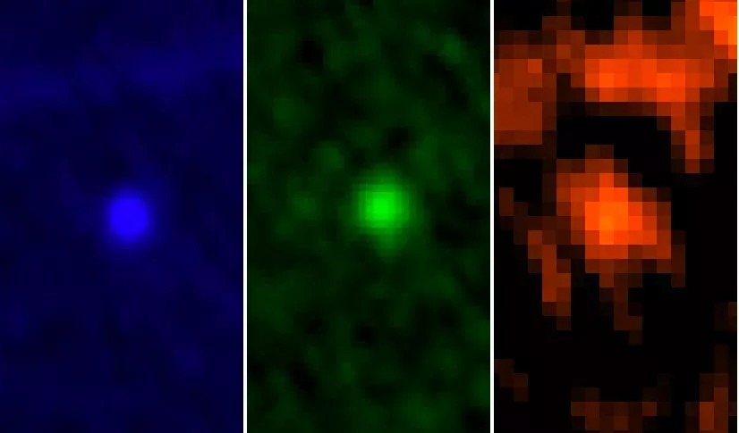 Apophis gefotografeerd door de Herschel Space Telescope